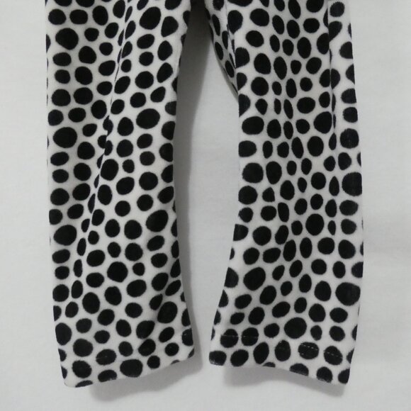 H&M - Hello Kitty | 12-18 months | Black And White Velour Polka Dot Bottoms - Picture 7 of 16